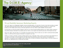 Tablet Screenshot of dime-agency.com